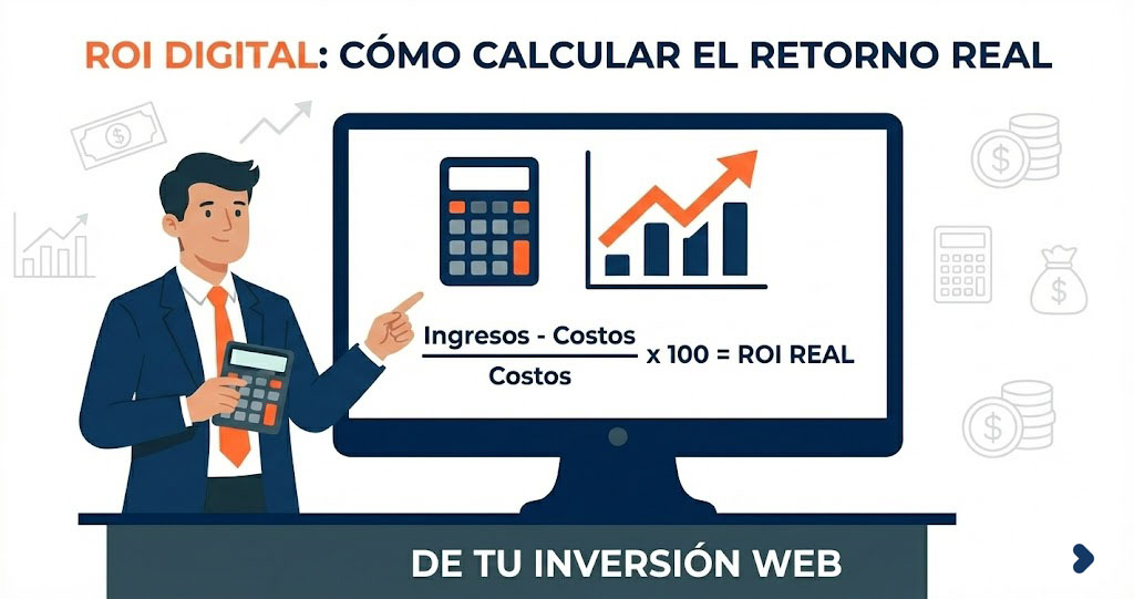 ROI Digital: Cómo calcular el retorno real de tu inversión web