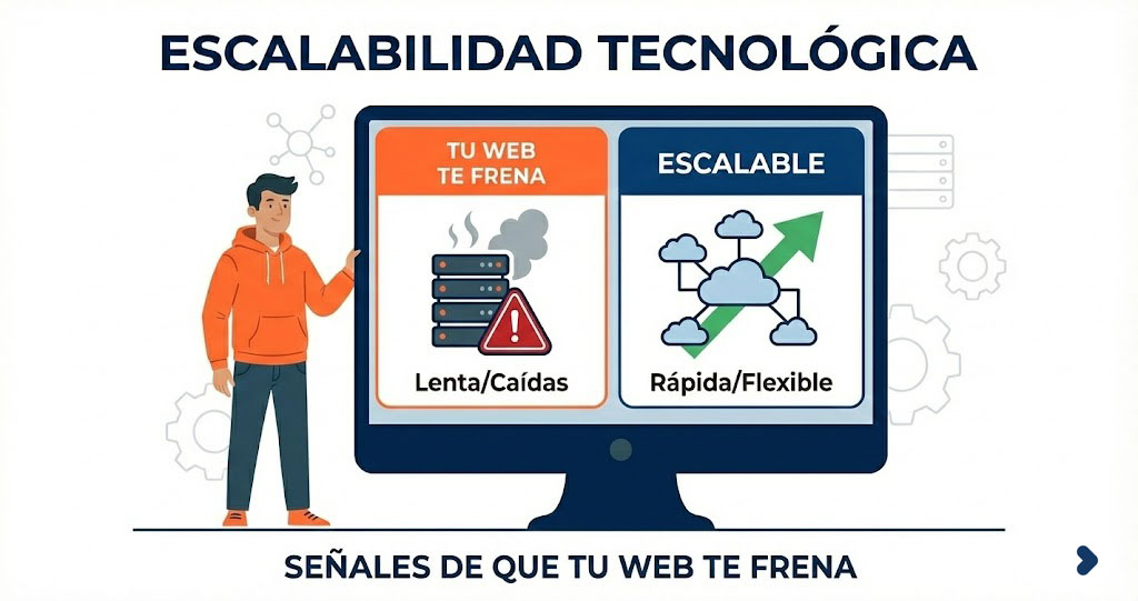 Escalabilidad Tecnológica: Señales de que tu web frena tu crecimiento