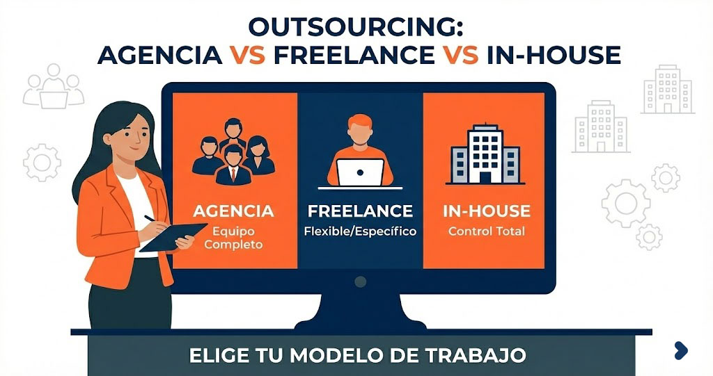 Outsourcing: Agencia vs Freelance vs In-house
