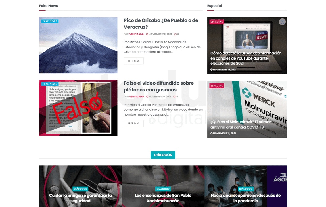 Diseño y desarrollo web para Verificado.com.mx